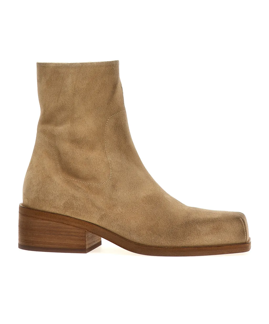 MarsÈLl Cassello Square Toe Ankle Boots