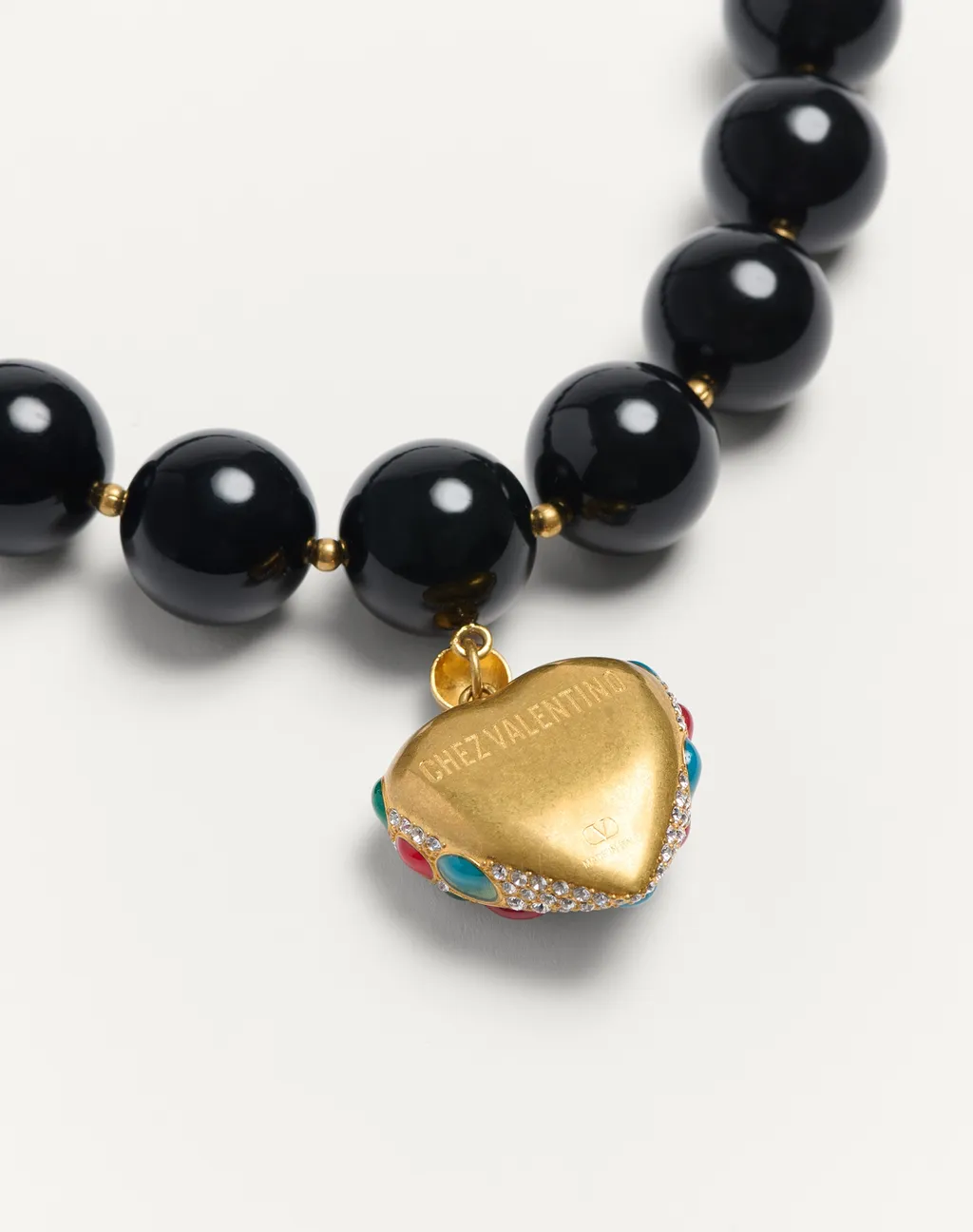 Coeur Royal Necklace In Metal, Resin, Enamel And Swarovski® Crystals