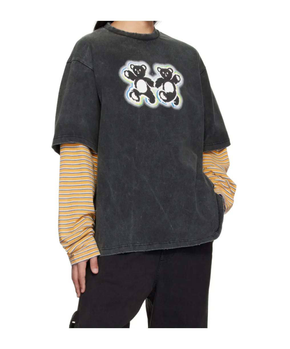 Teddy-Twins Layered T-Shirt