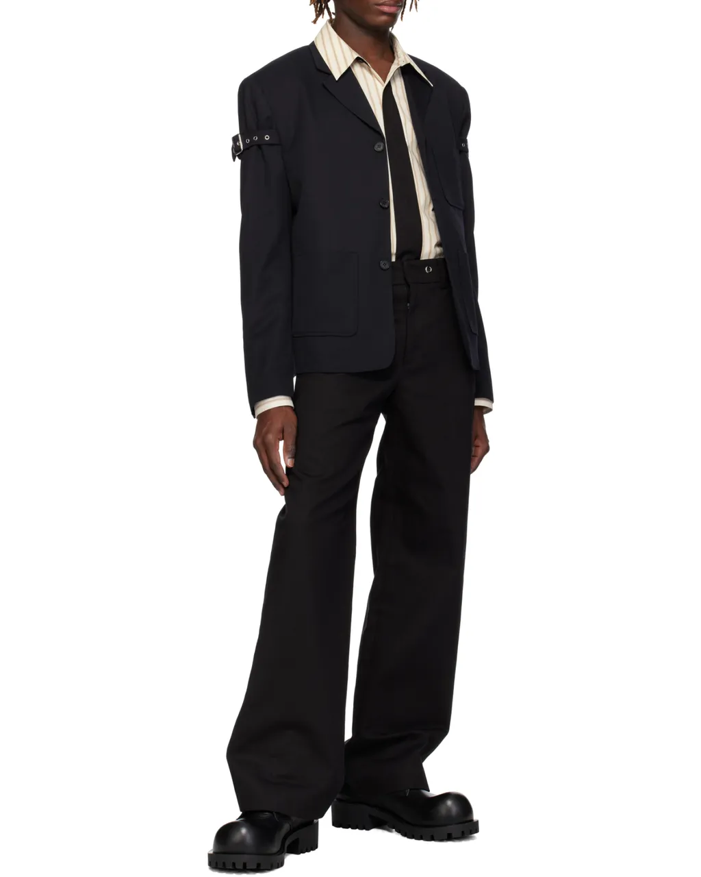 Lapel Long-Sleeved Suit Jacket