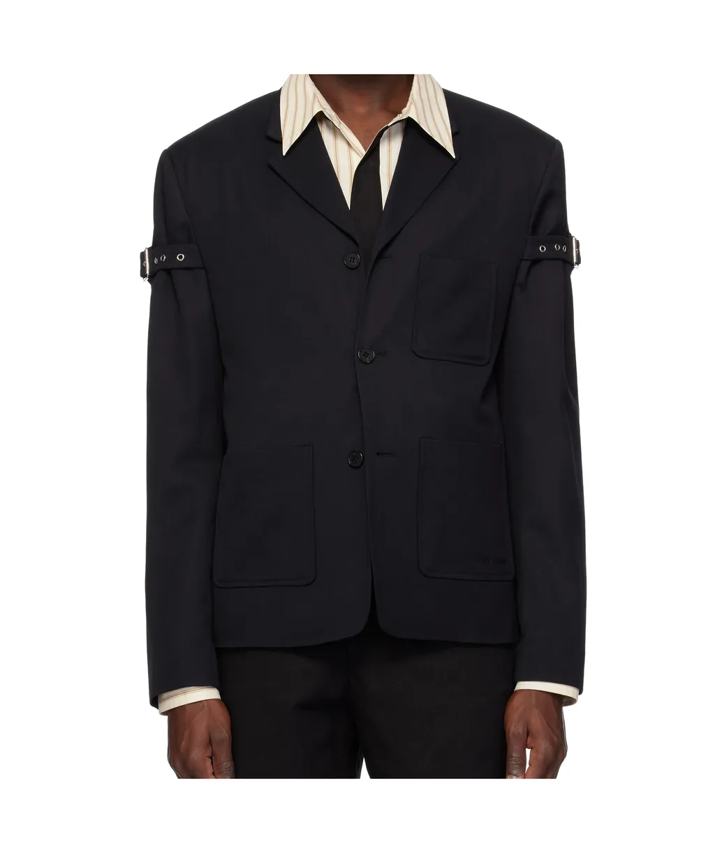Lapel Long-Sleeved Suit Jacket