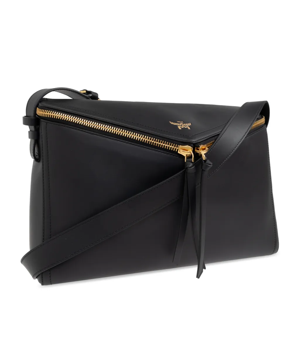 Zippered Shoulder Bag