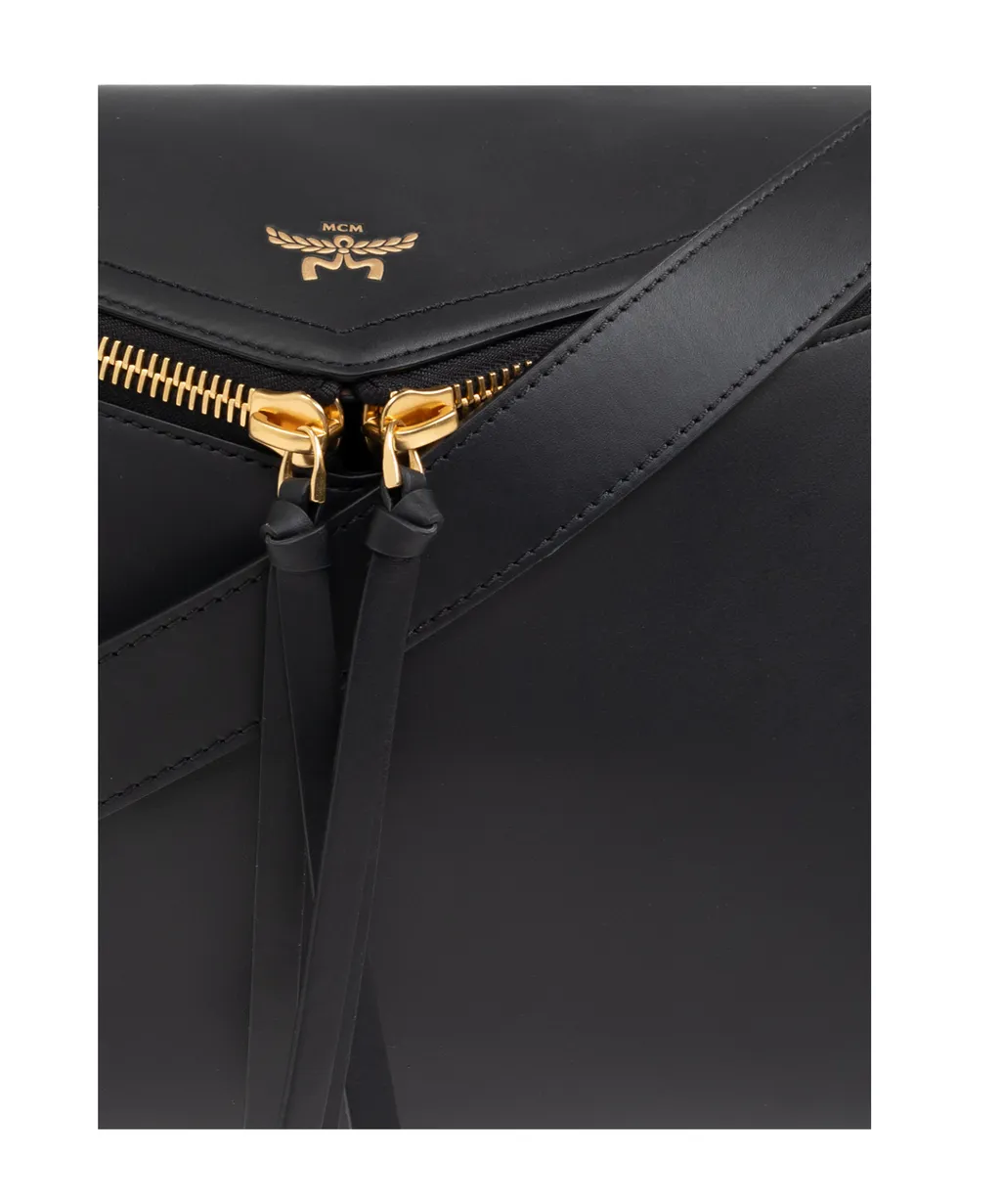 Zippered Shoulder Bag