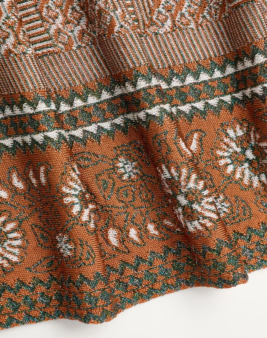 Valentino All-Over Patterned Knitted Skirt