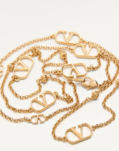 Valentino	Vlogo Signature Chained Necklace