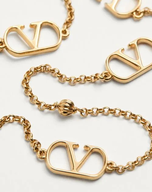 Valentino	Vlogo Signature Chained Necklace