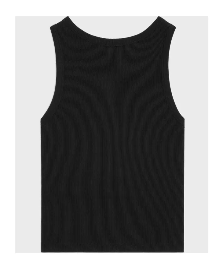 Triomphe Tank Top In Silk Jersey