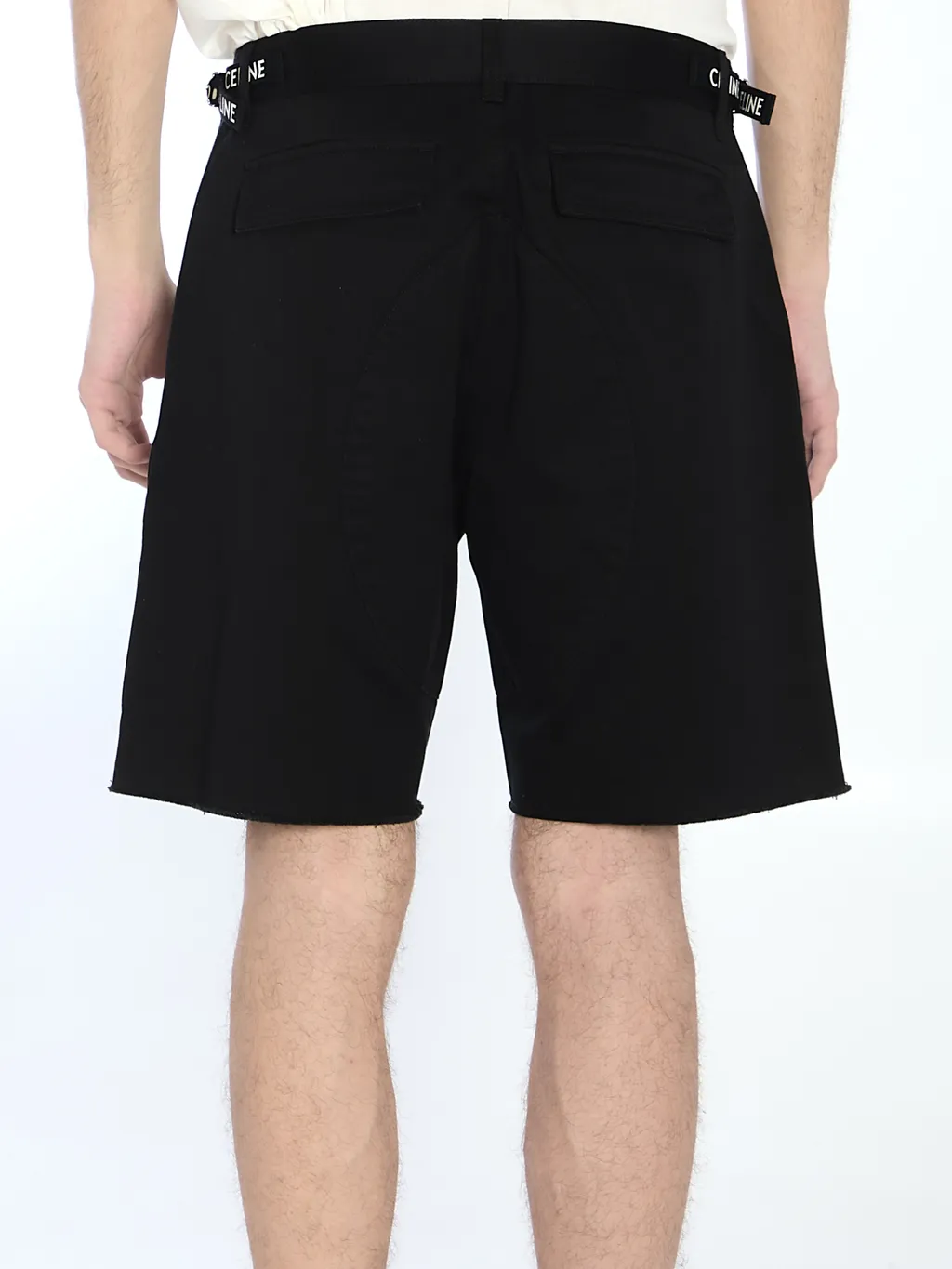 Celine Cargo Shorts In Cotton