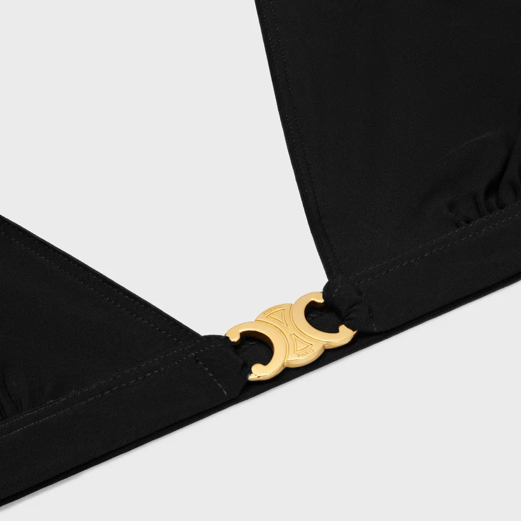 Triomphe Triangle Top In Matte Jersey