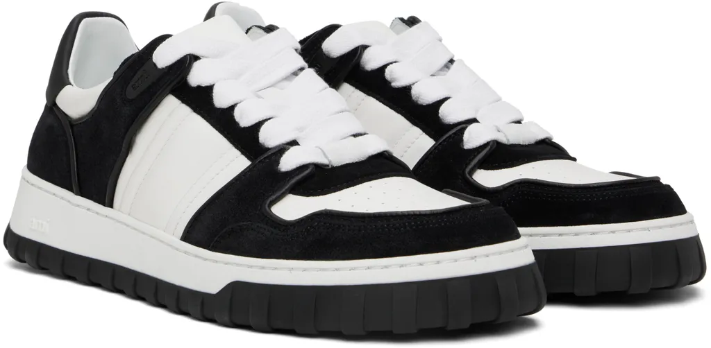 Ami Logo Embossed Low-Top Sneakers