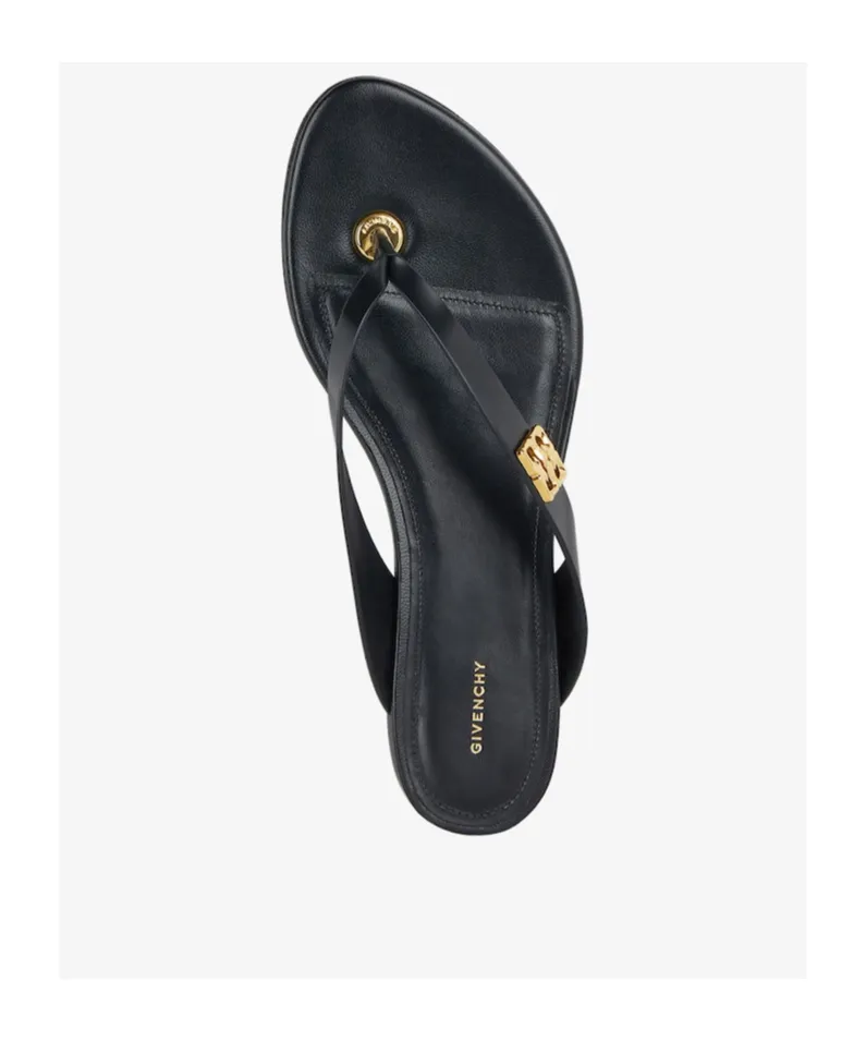Givenchy 4G Liquid Thong Sandals