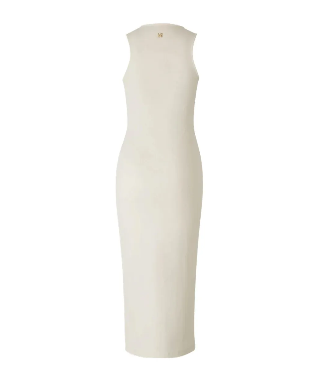 Givenchy Lace-Up Ribbed Midi Tank Dress