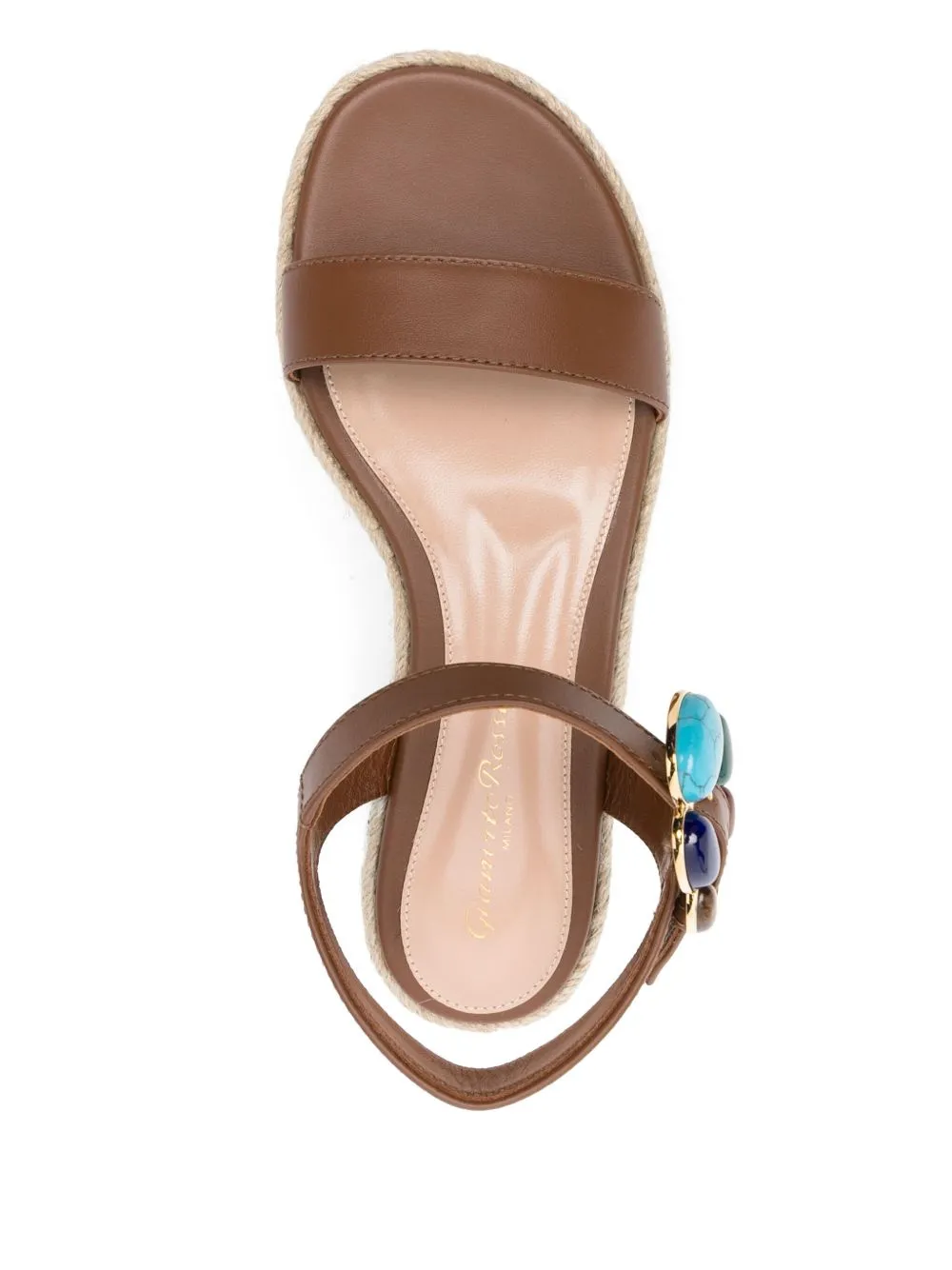 Straw Thick Sole Sandals