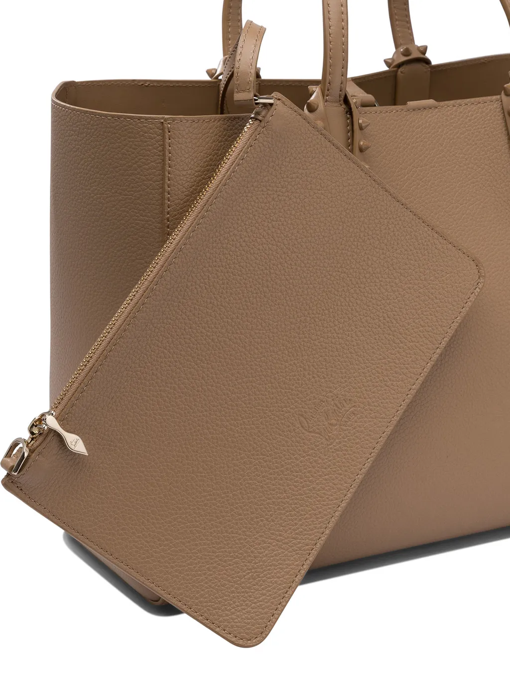 Christian Louboutin Cabata Stud Detailed Small Tote Bag