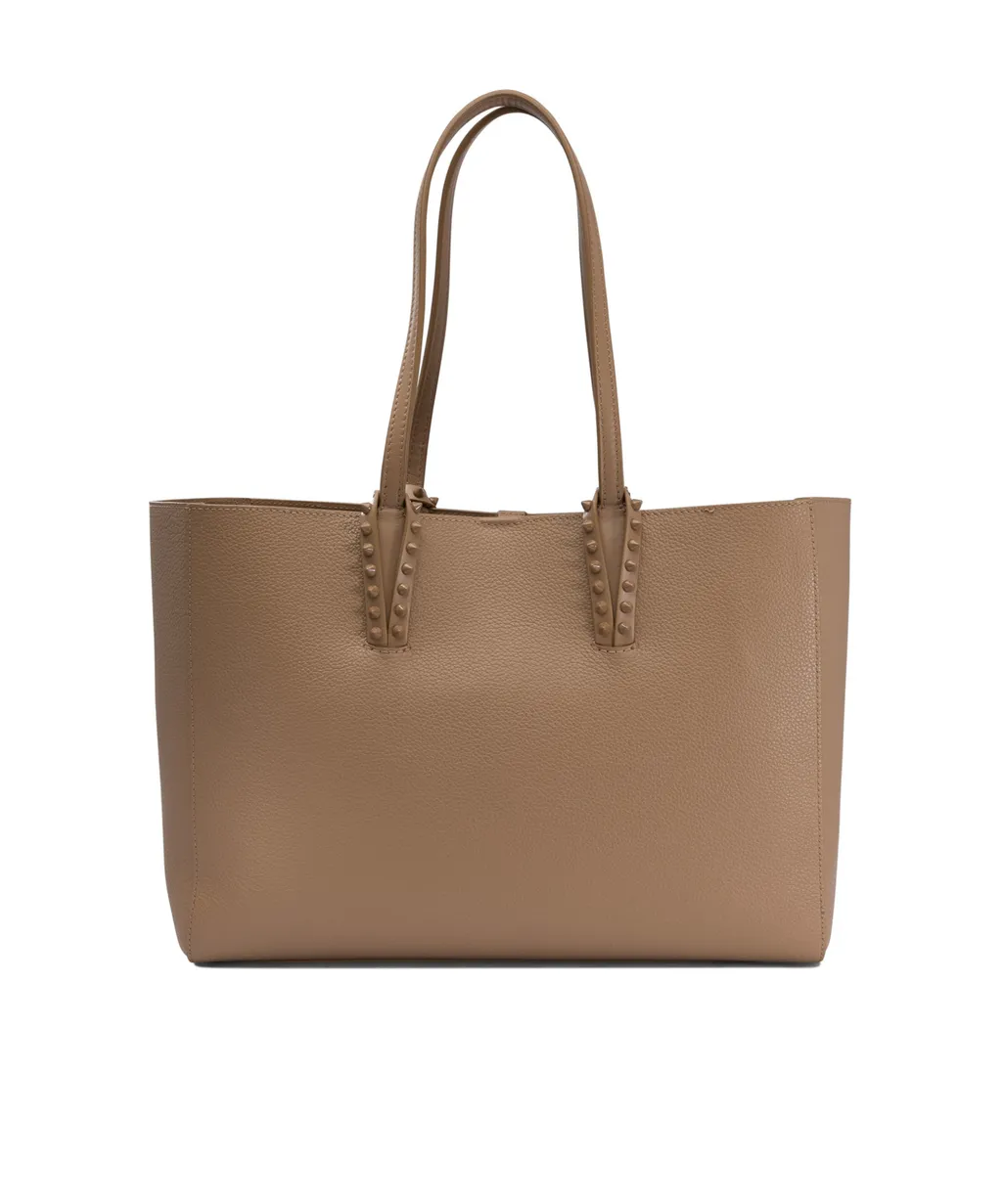 Christian Louboutin Cabata Stud Detailed Small Tote Bag