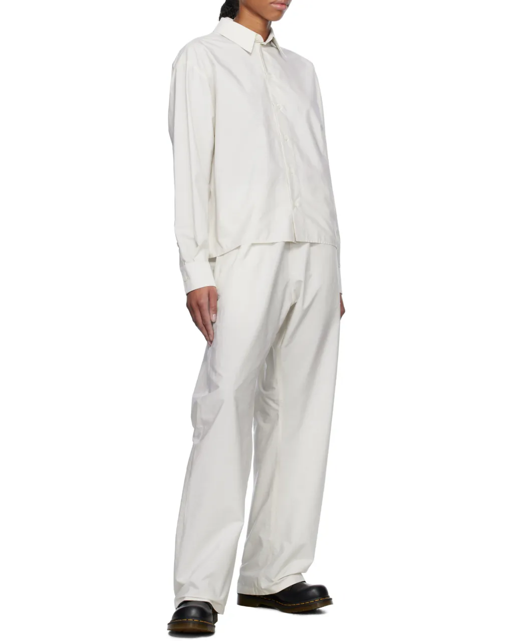 Cotton Flared Trousers