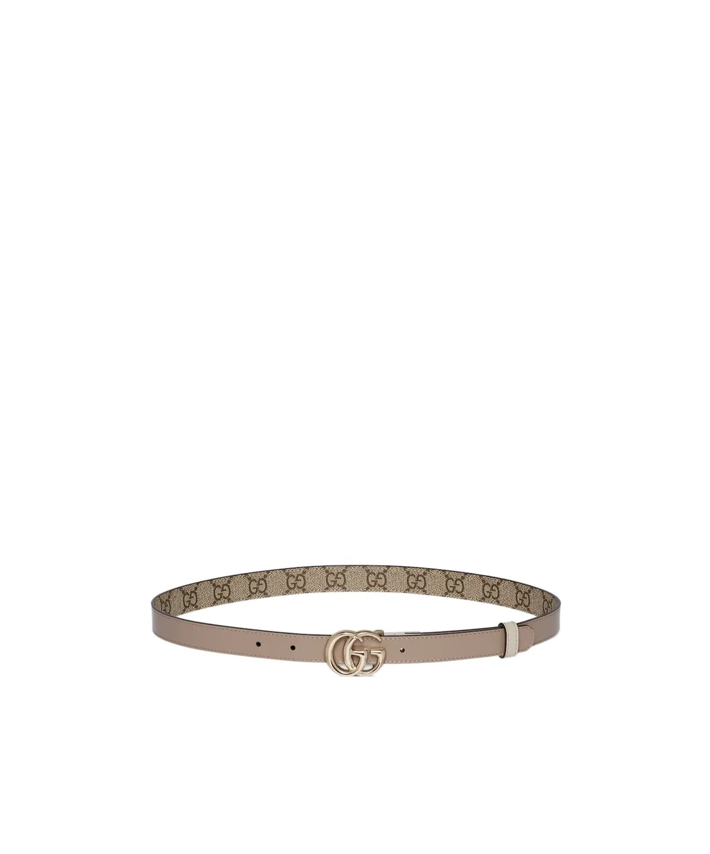 Gucci Gg Marmont Reversible Thin Belt