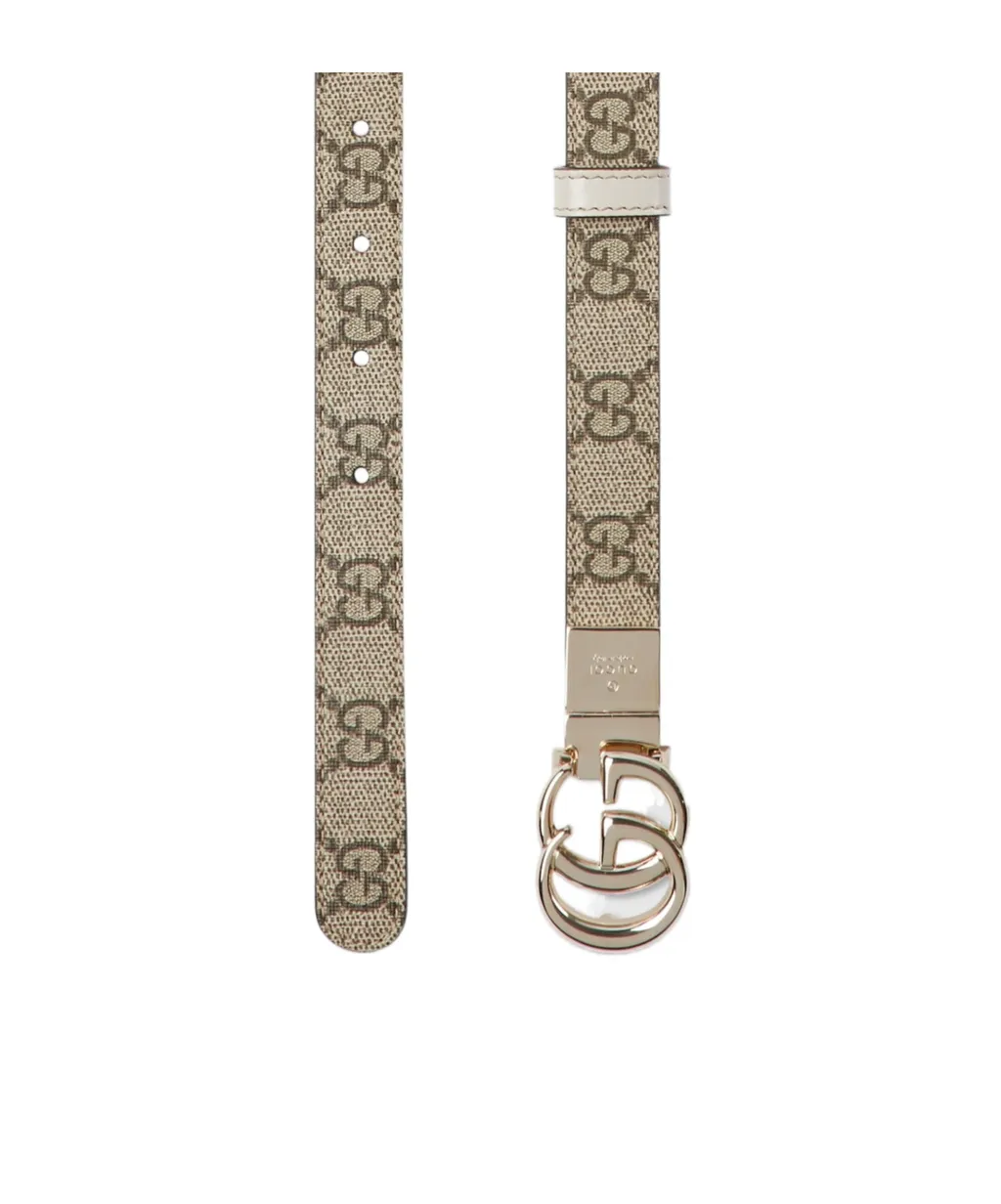 Gucci Gg Marmont Reversible Thin Belt
