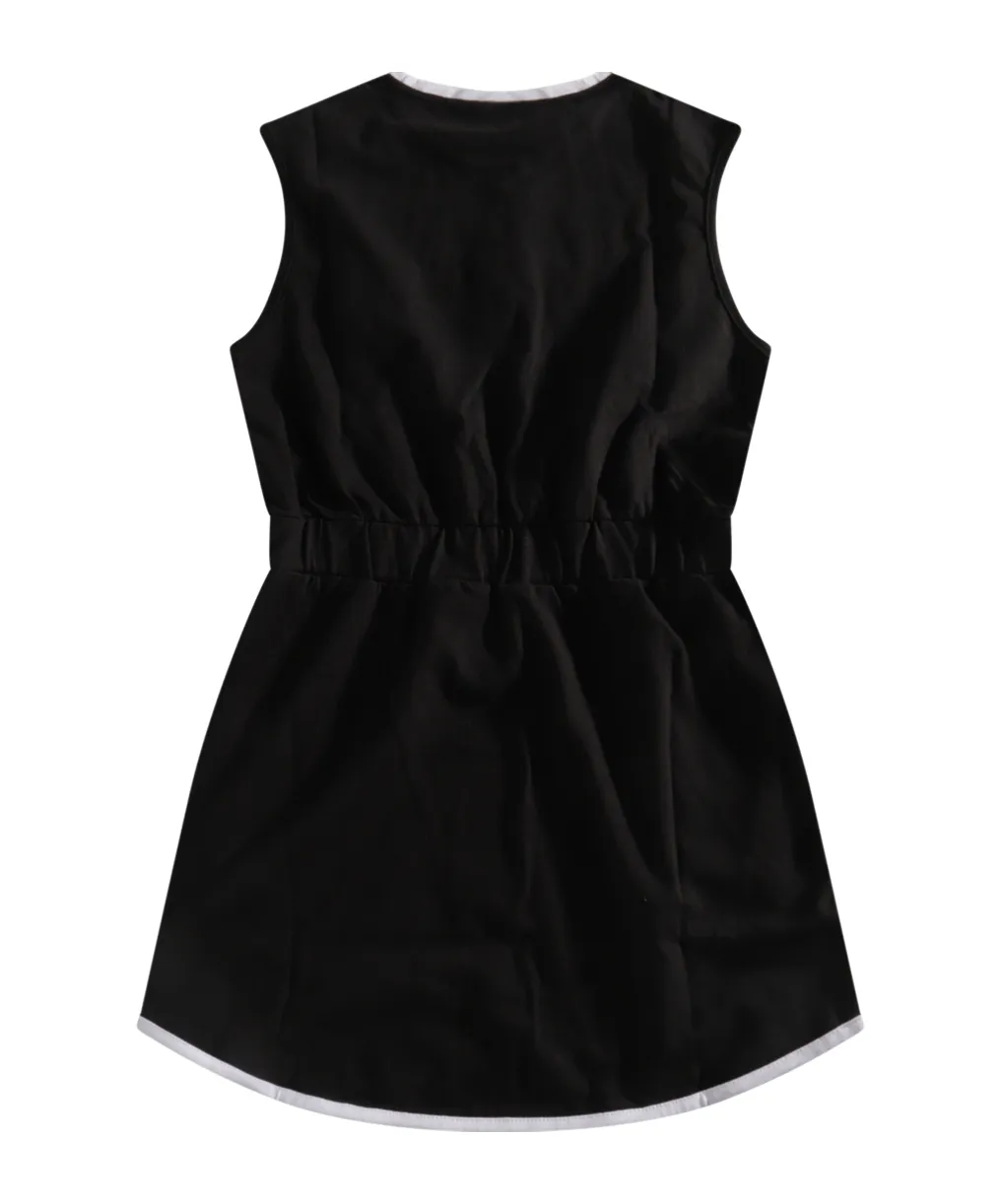 Karl Lagerfeld Kids Crewneck Logo-Print Dress