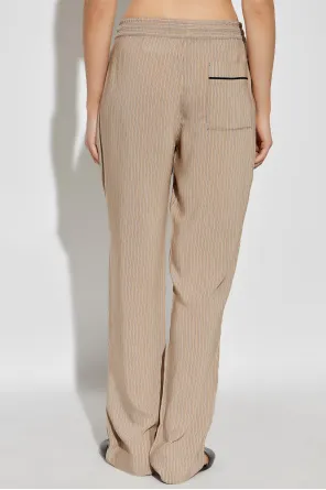 Pleat-Detail Pyjama Trousers