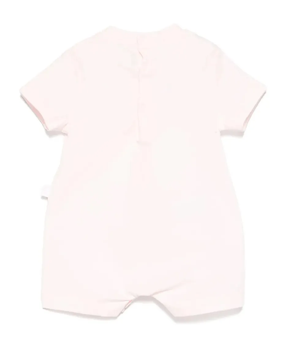Il Gufo Puppy Printed Seersucker Romper