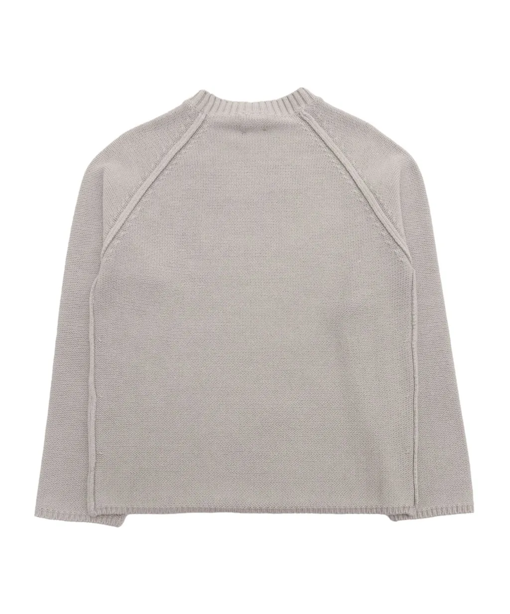 Aspesi Kids Logo Tag Knitted Jumper