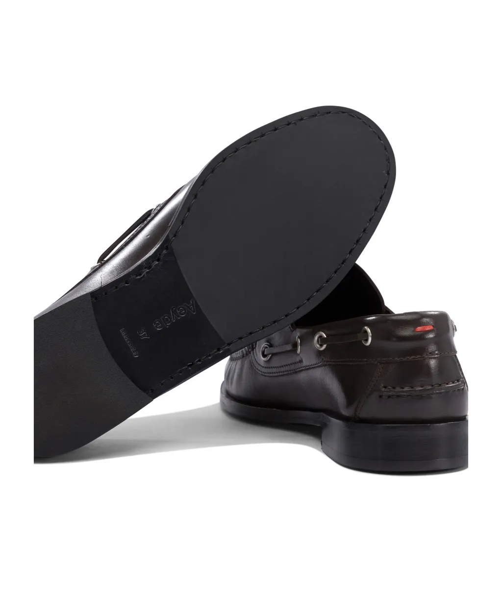 Harris Leather Moccasin Flats