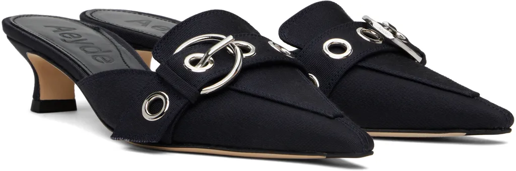35Mm Danielle Decorative-Buckle Mules