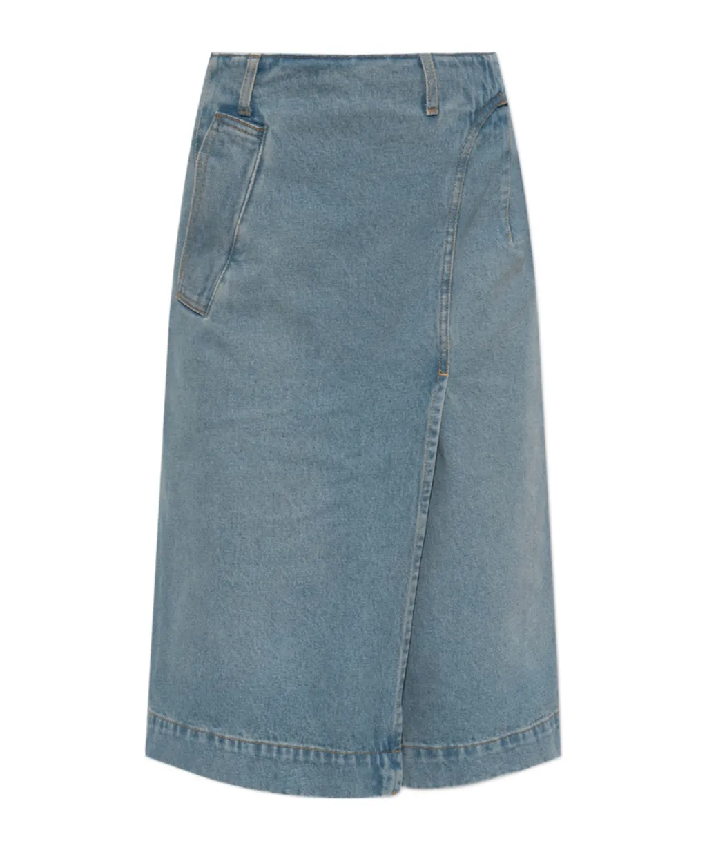 Denim Midi Skirt