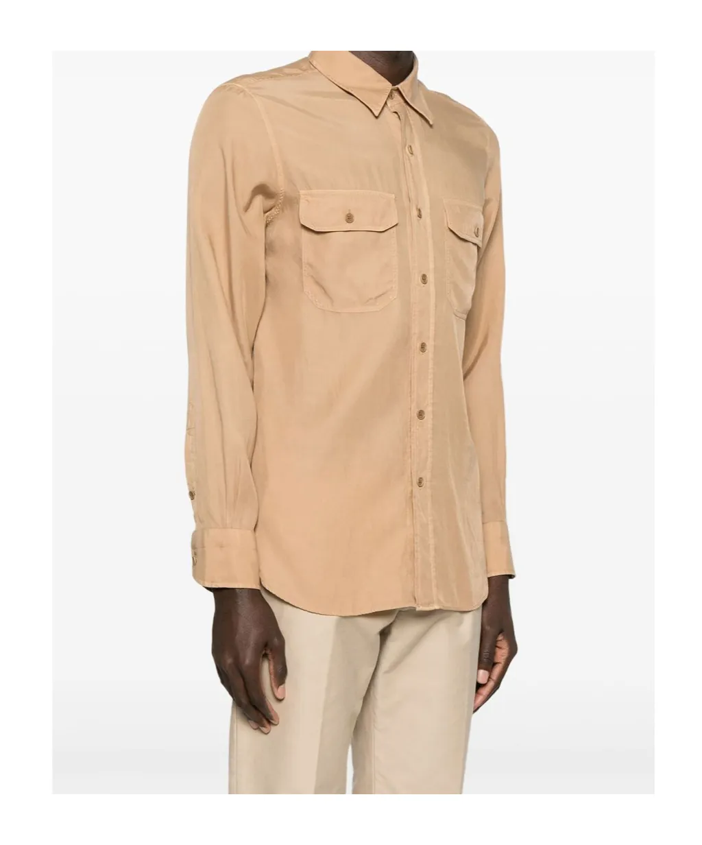 Tom Ford Flap Pocket Long-Sleeved Shirt