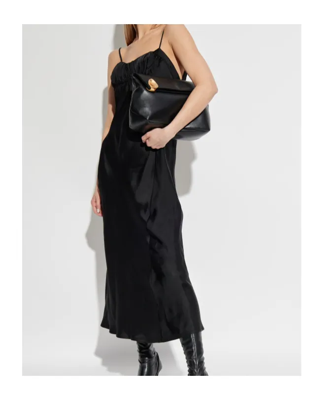 Jil Sander Spaghetti Strap Midi Dress