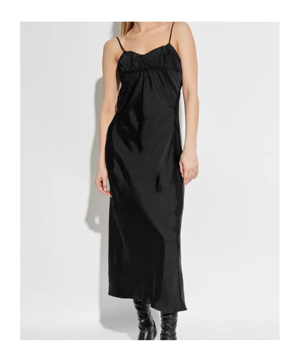 Jil Sander Spaghetti Strap Midi Dress