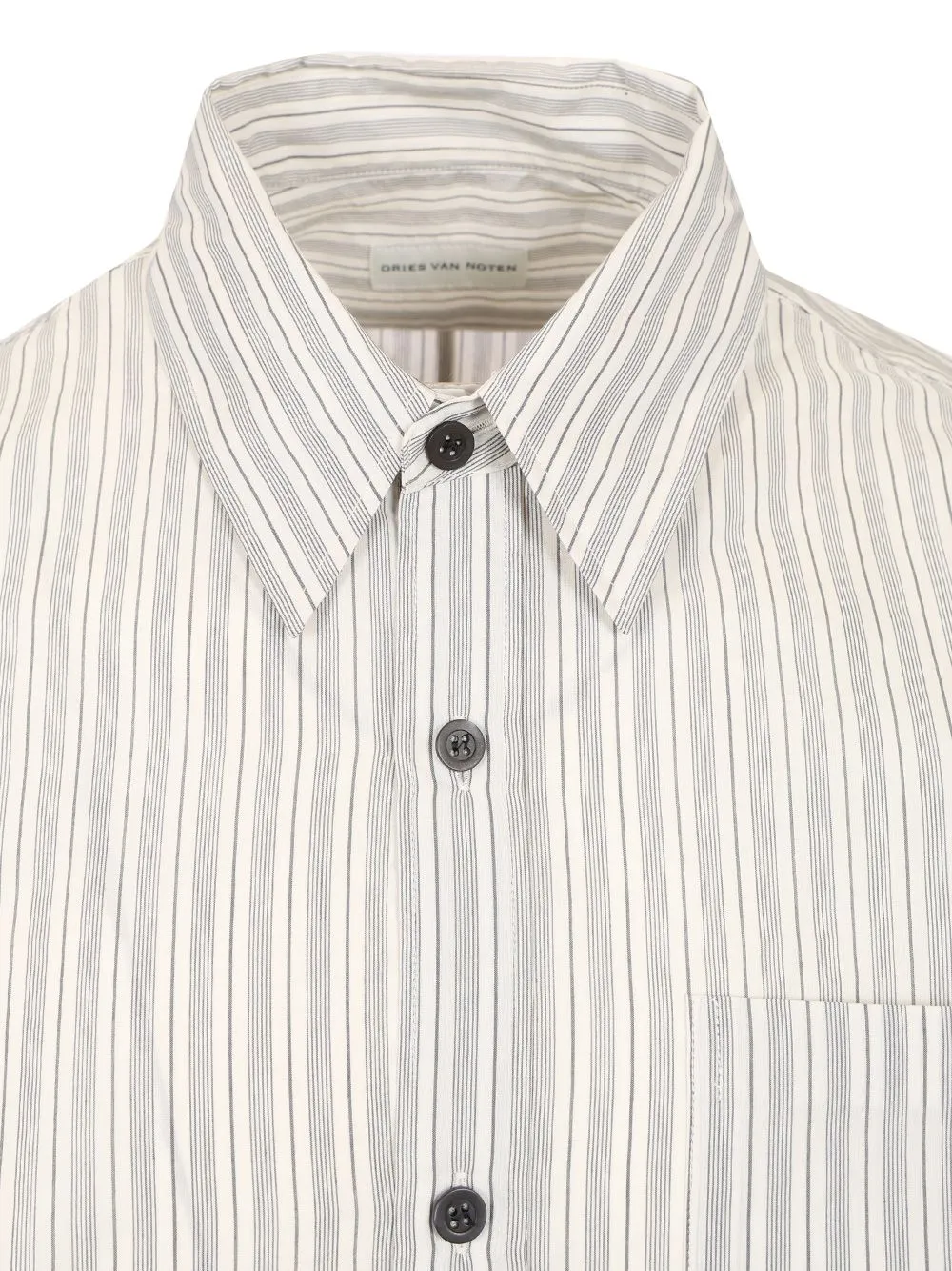 Dries Van Noten Striped Button-Up Shirt