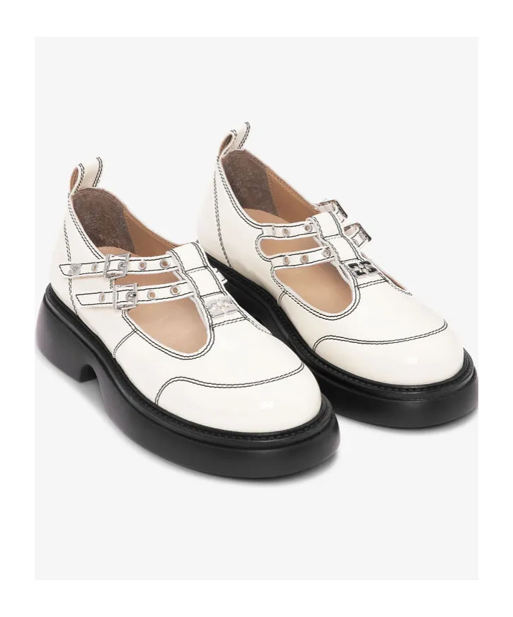 Ganni Loafers Shoes Made Of Eco Leather
