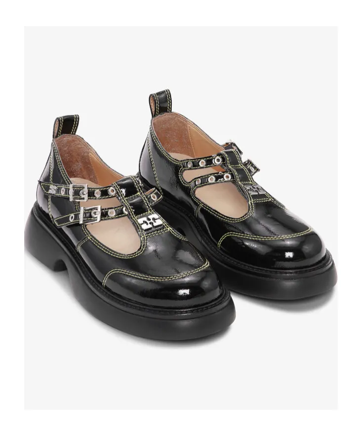 Ganni Loafers Shoes Made Of Eco Leather