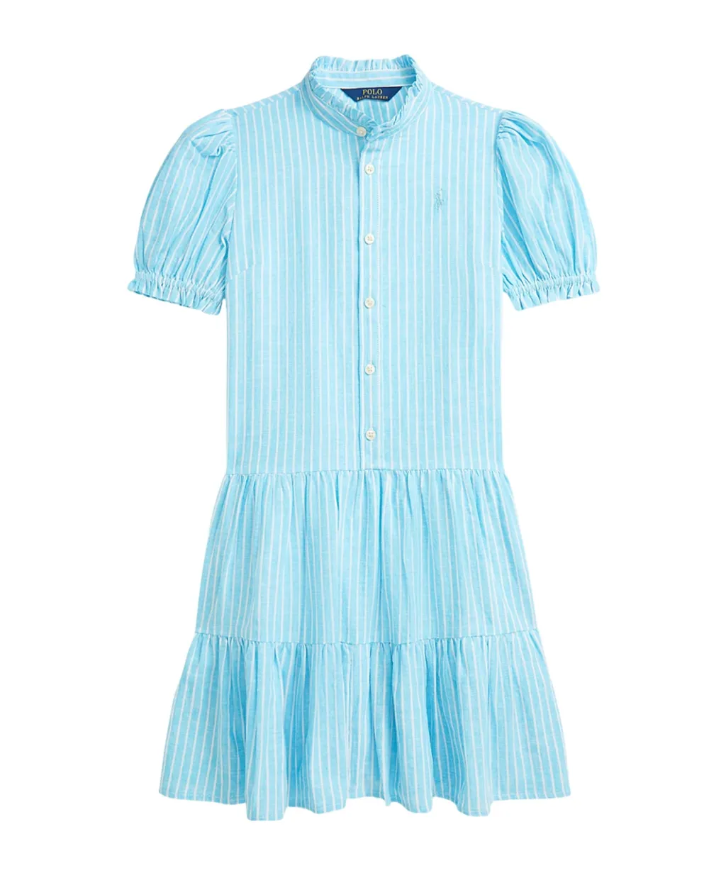 Polo Ralph Lauren Kids Striped Pleated Dress