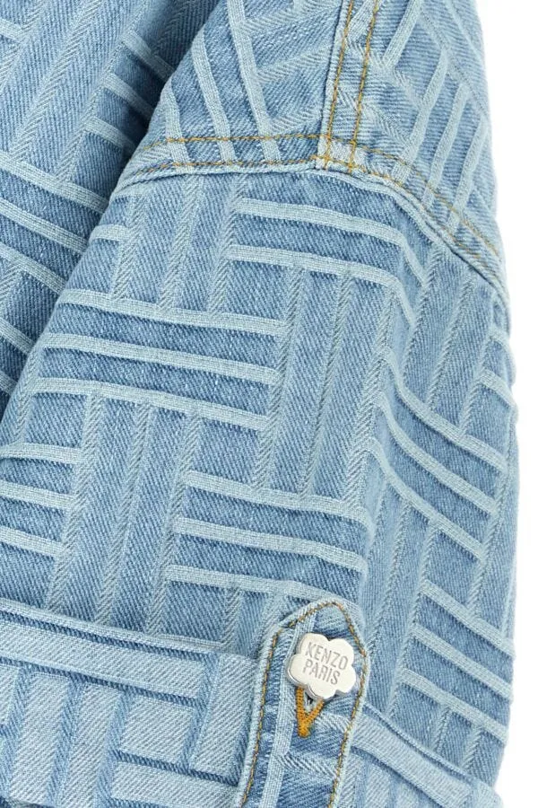 Kenzo Weave Stone Bleach Oversized Shirt