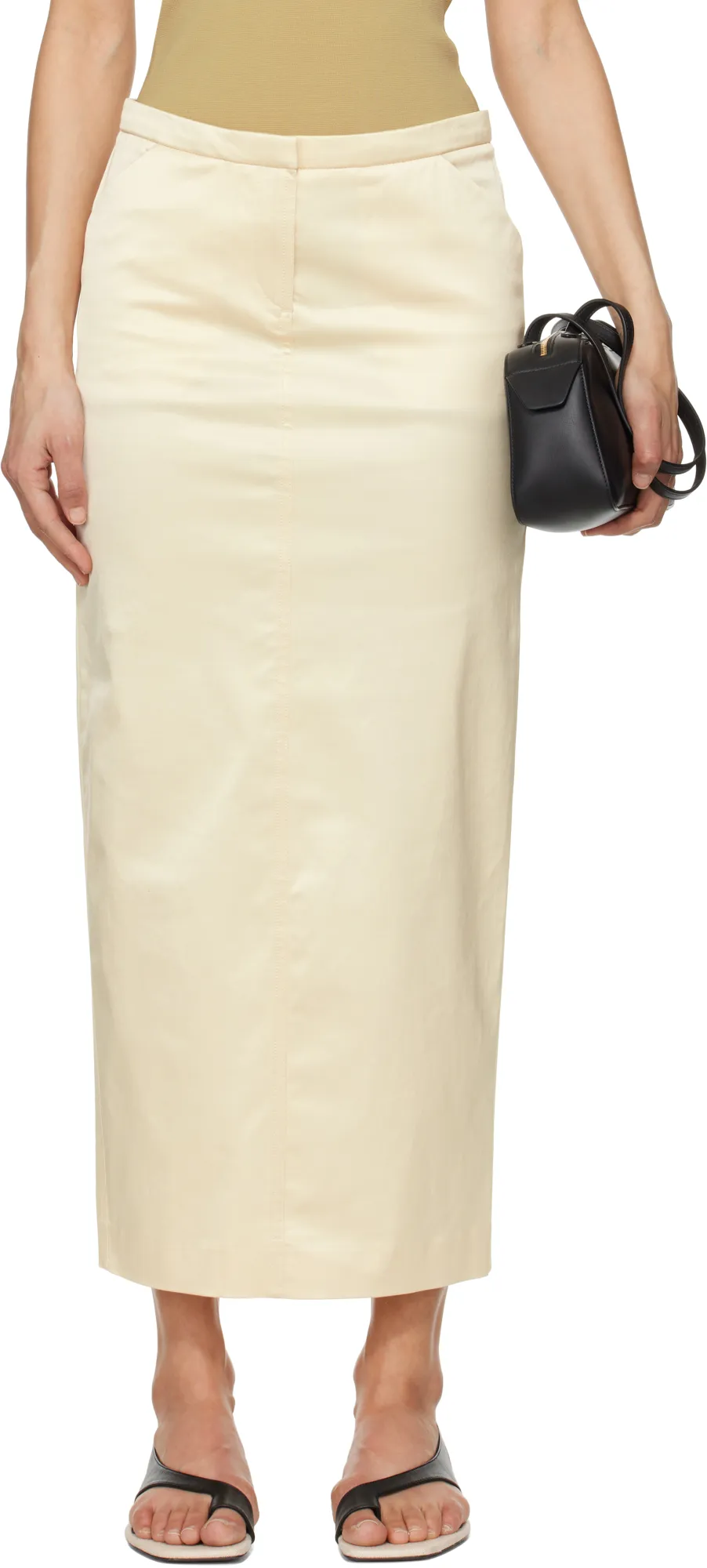 TotÊMe Back-Slit Midi Skirt