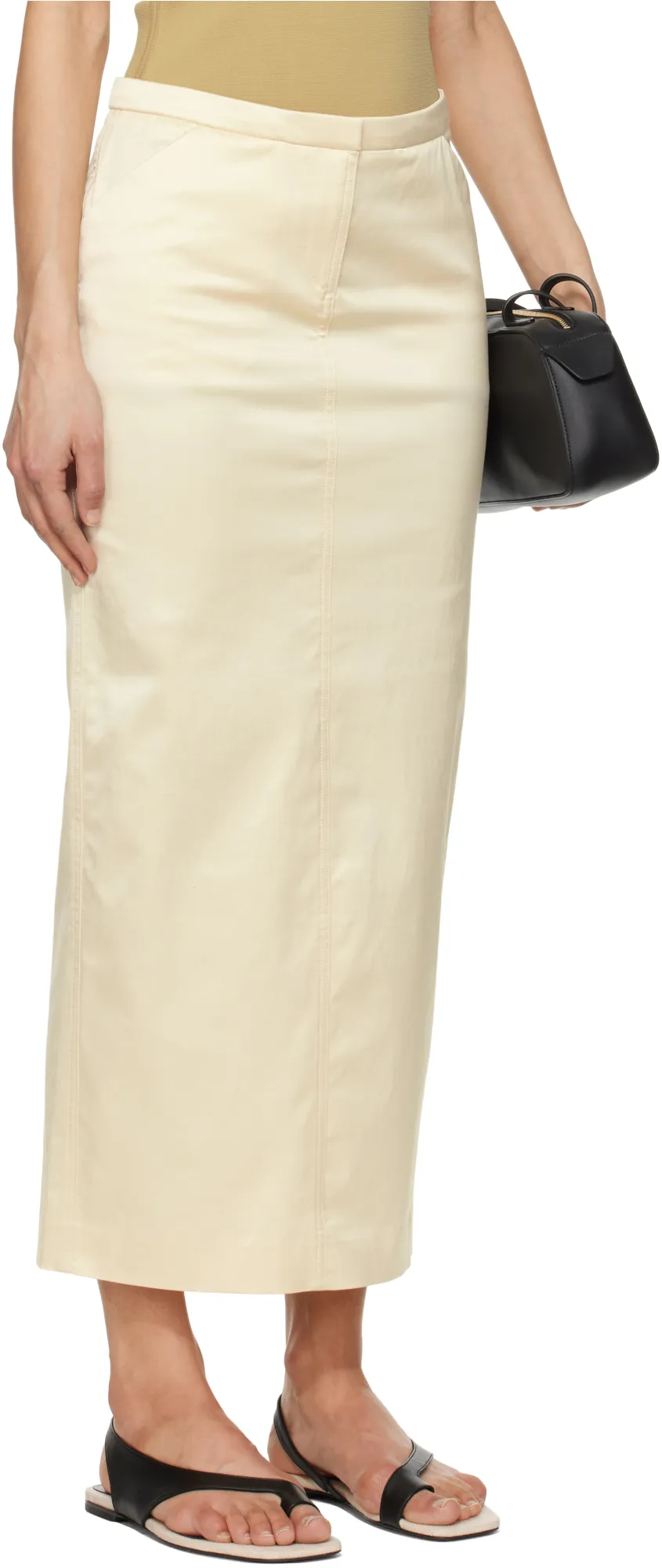 TotÊMe Back-Slit Midi Skirt