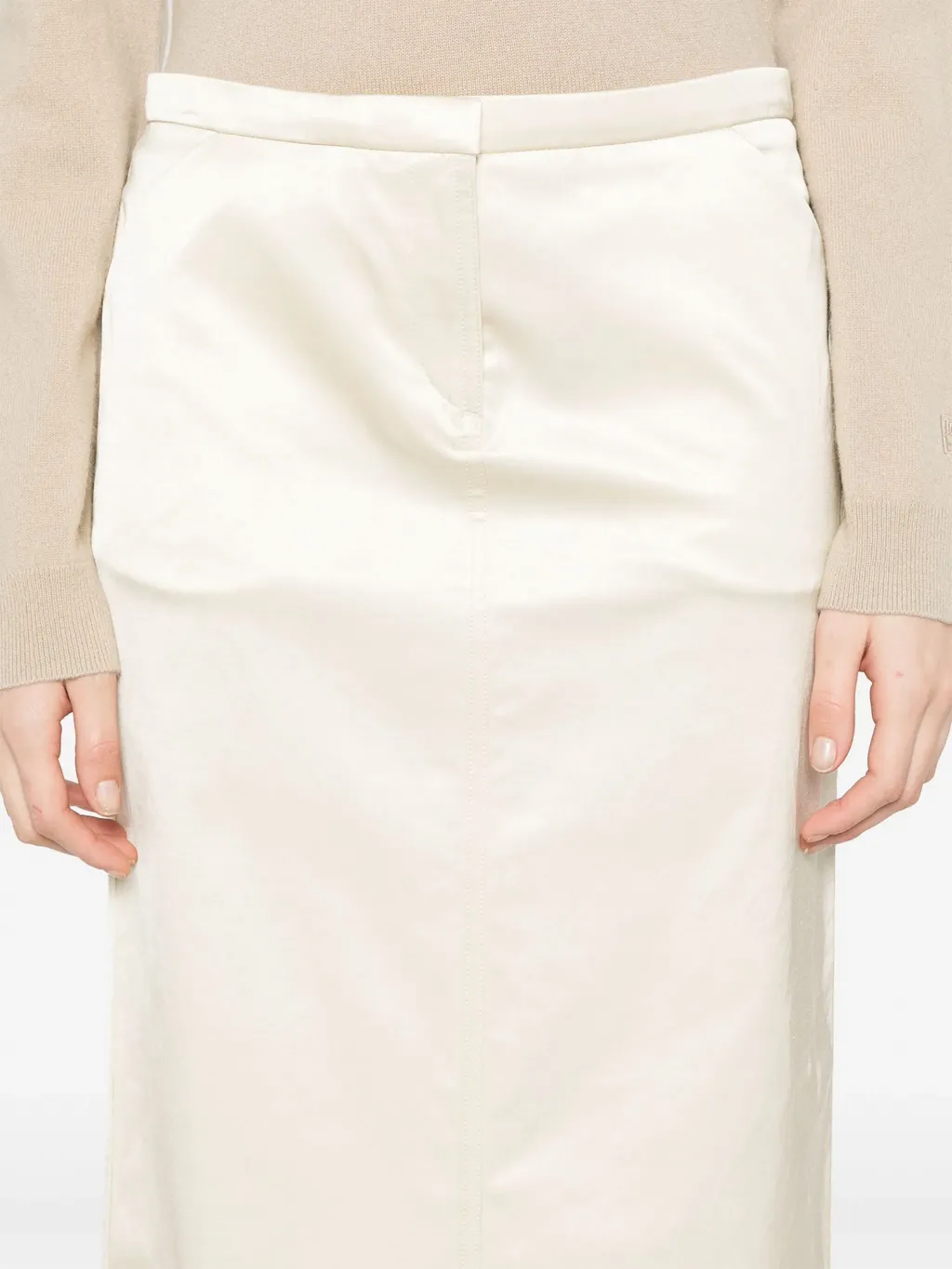 TotÊMe Back-Slit Midi Skirt