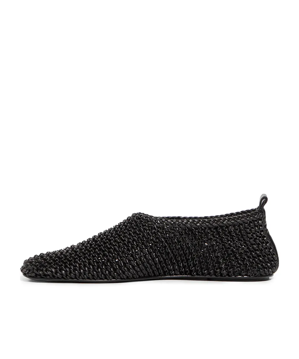 Totme Wovened Round Toe Ballet Flats