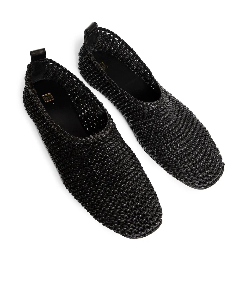 Totme Wovened Round Toe Ballet Flats