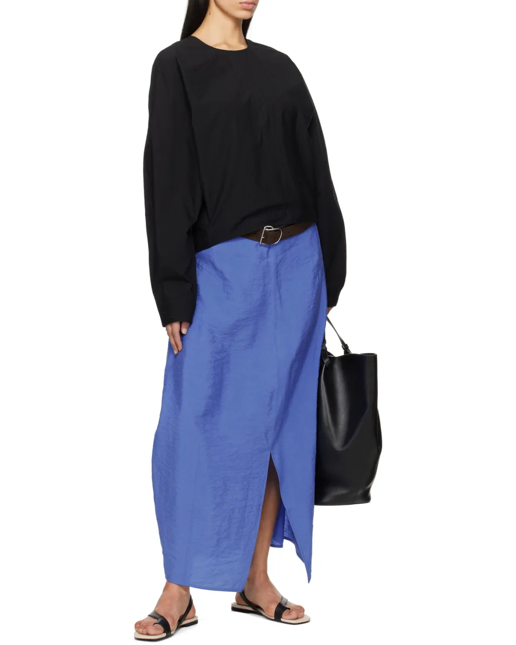 Batwing-Sleeve Blouse