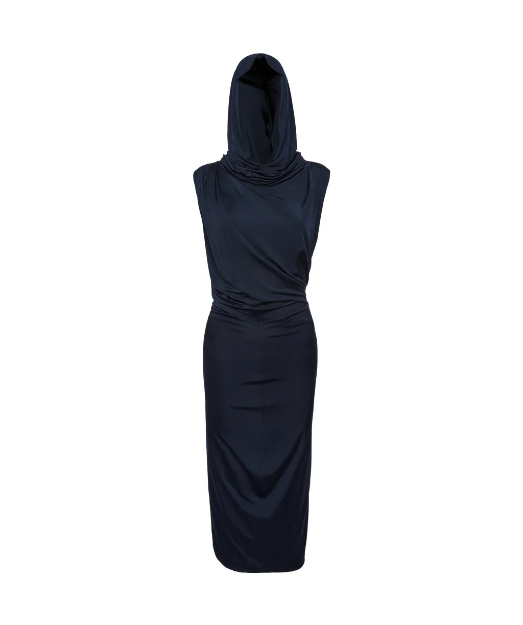 Magda Butrym Sleeveless Hooded Midi Dress