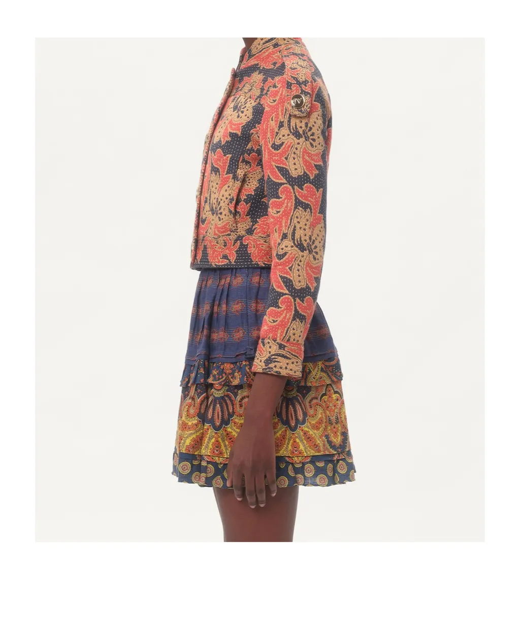 Valentino All-Over Patterned Button-Up Jacket
