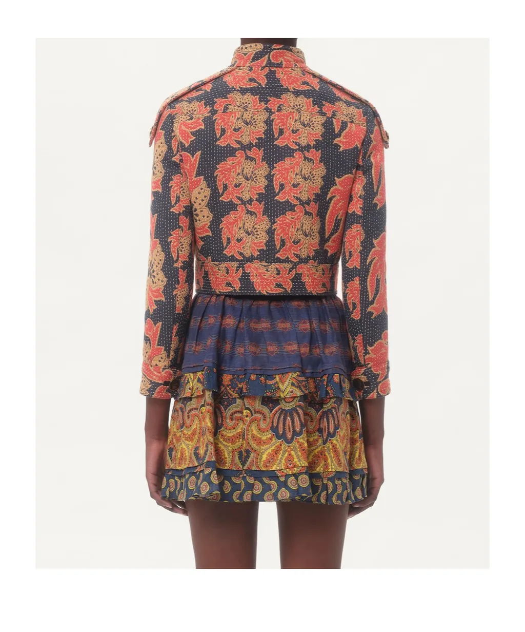 Valentino All-Over Patterned Button-Up Jacket