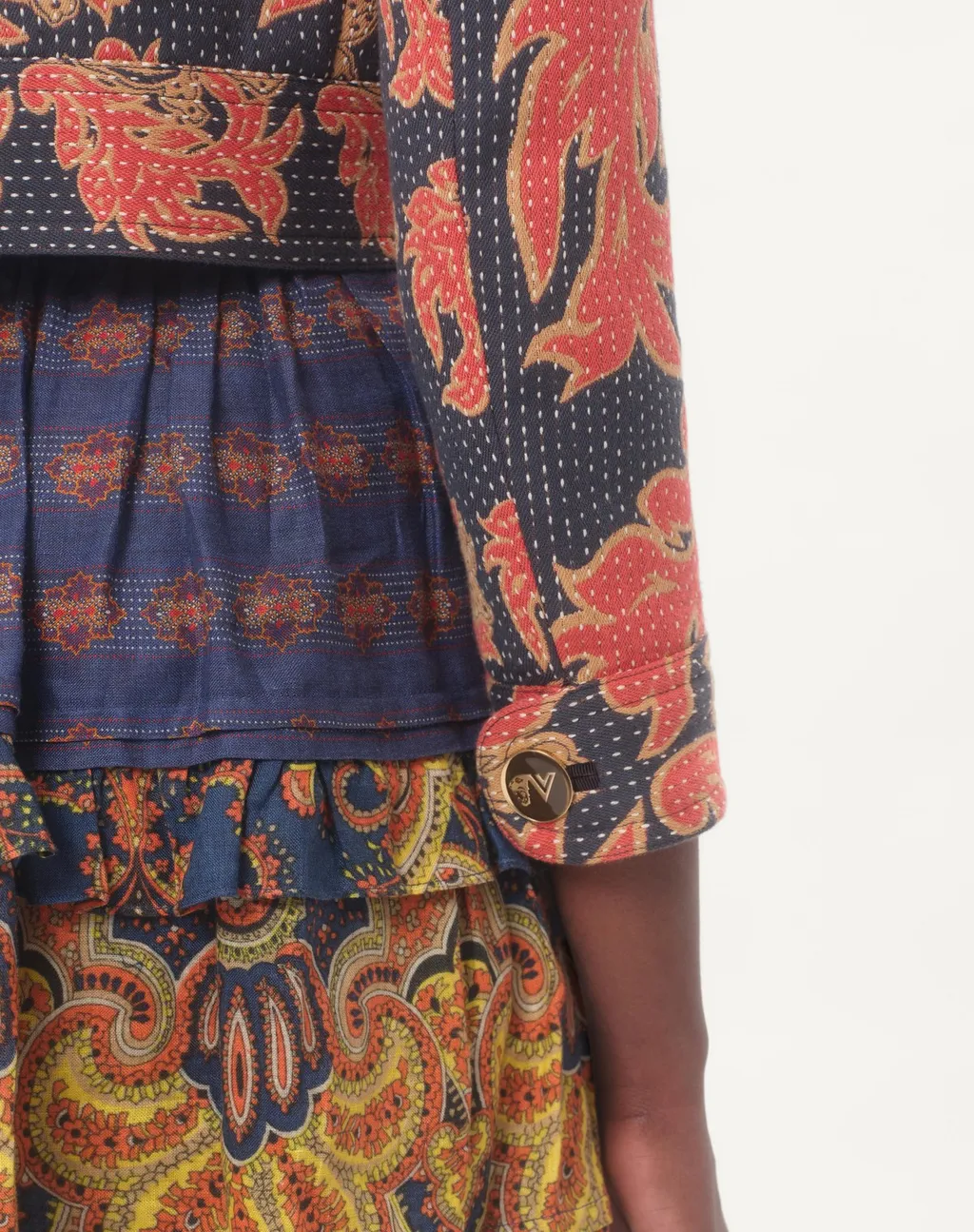 Valentino All-Over Patterned Button-Up Jacket