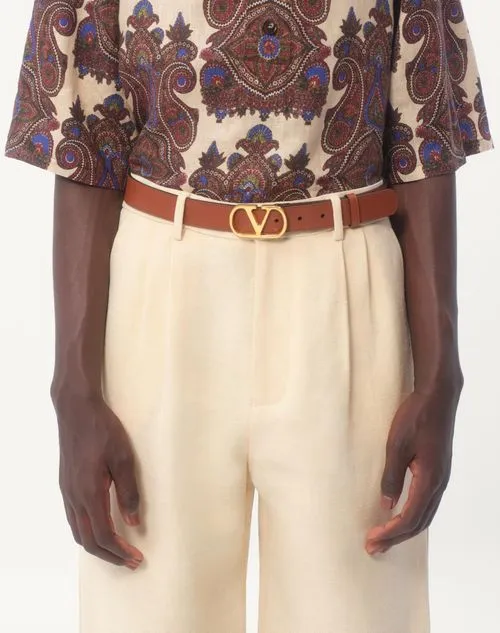 Valentino Vlogo Signature Buckled Belt