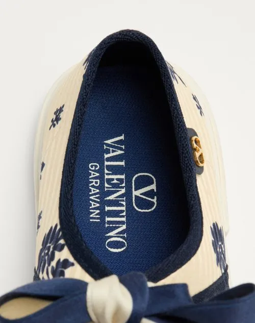 Valentino Bay By Bay Round-Toe Ballerina Sneakers