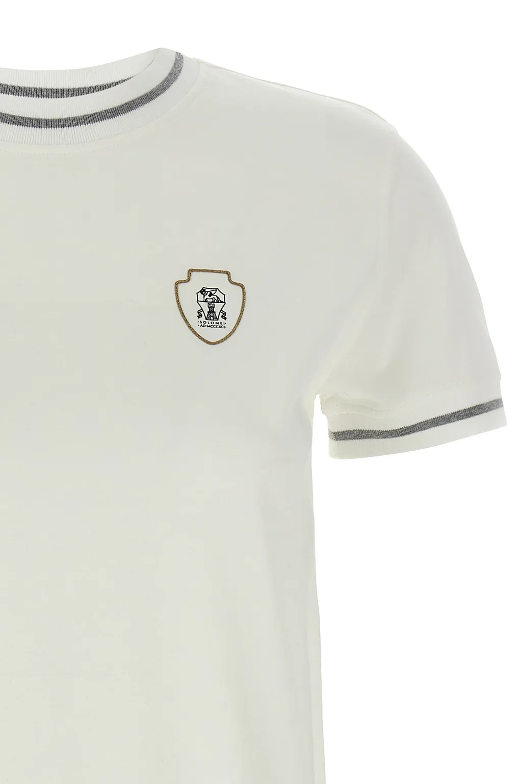Brunello Cucinelli Logo Detail T-Shirt